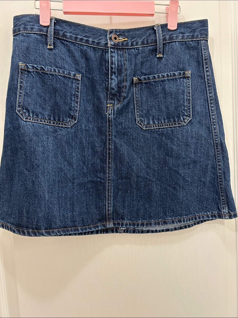 Lucky Brand Dark Blue Denim Mini Skirt